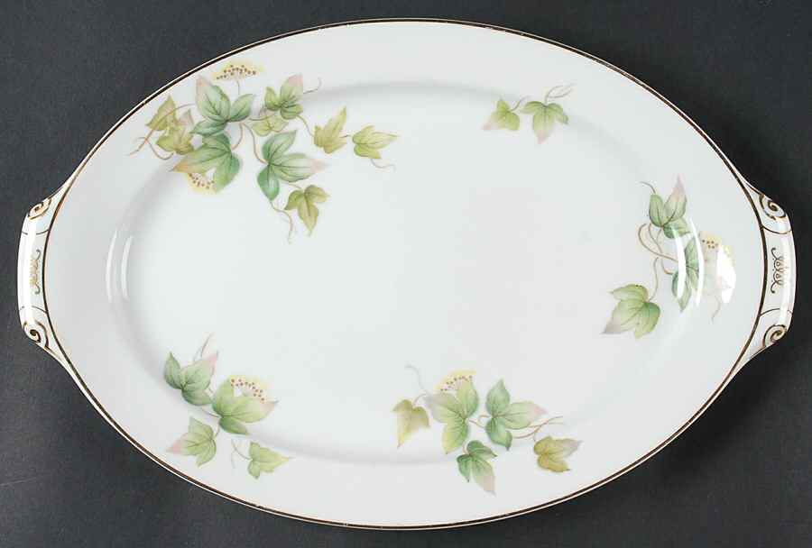 Ravenna 14" Oval Serving Platter by Narumi-1