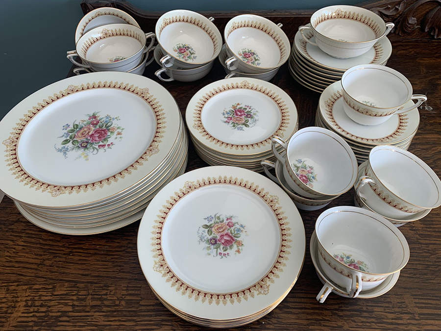 Royal Dresden Salad Plate by Narumi-1