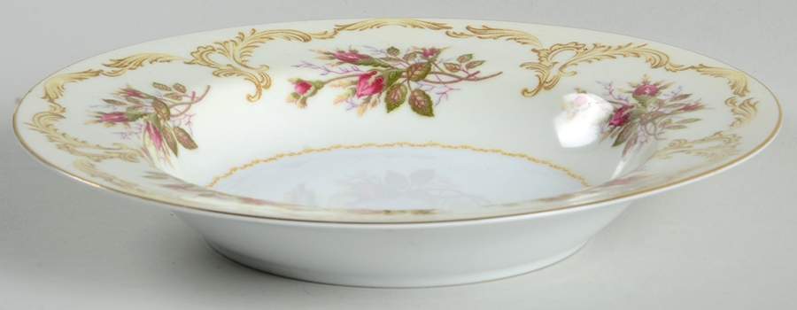Rosebud Rim Soup Bowl by Narumi-1