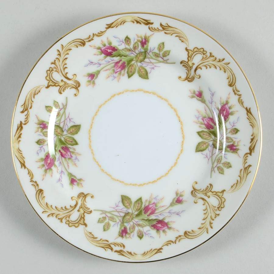 Rosebud Bread & Butter Plate by Narumi-1