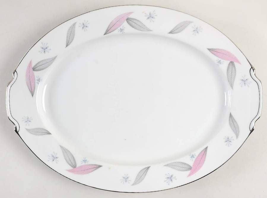 Serenade 14" Oval Serving Platter by Narumi-1