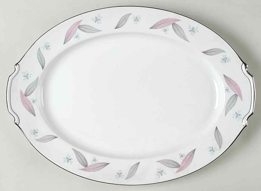 Serenade 17" Oval Serving Platter by Narumi-1