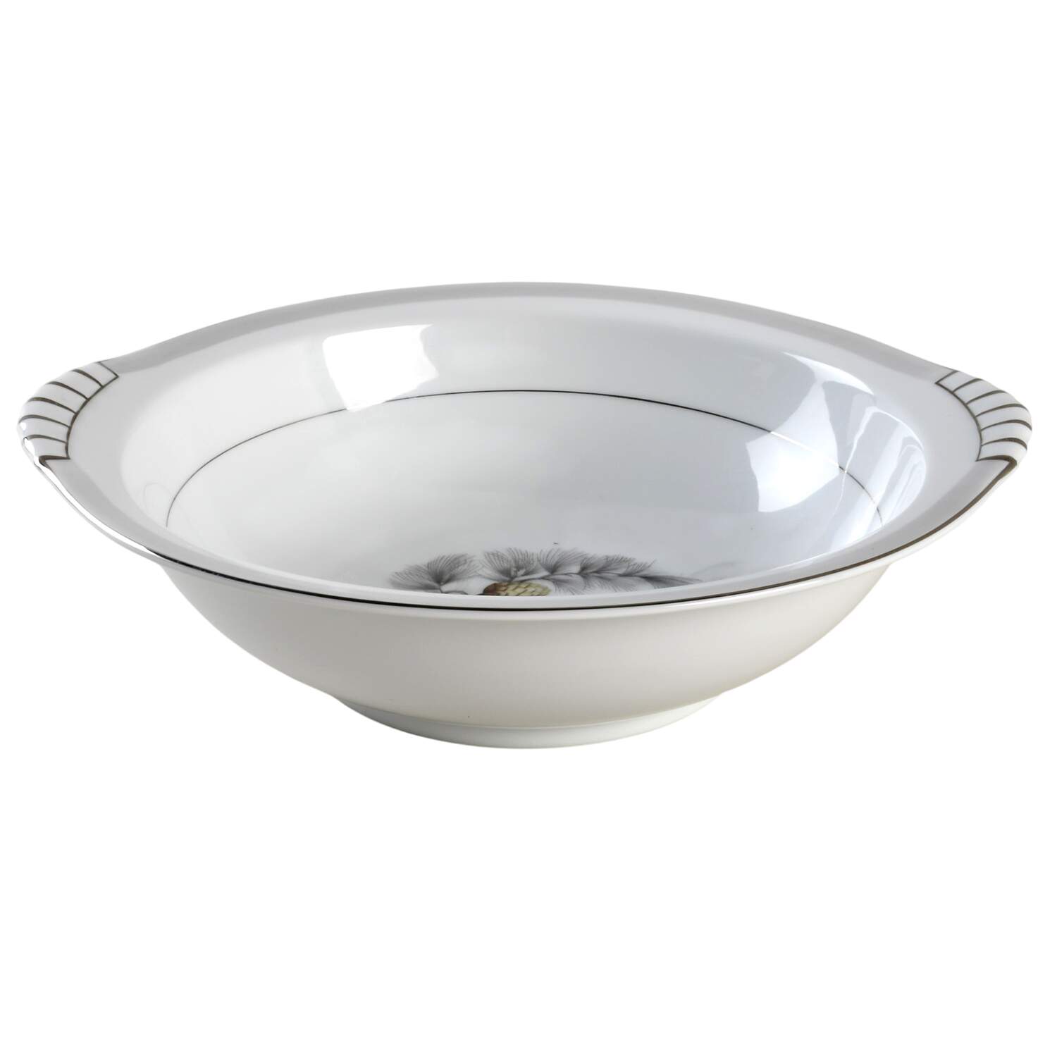 Silver Pine 9" Round Vegetable Bowl by Narumi-1