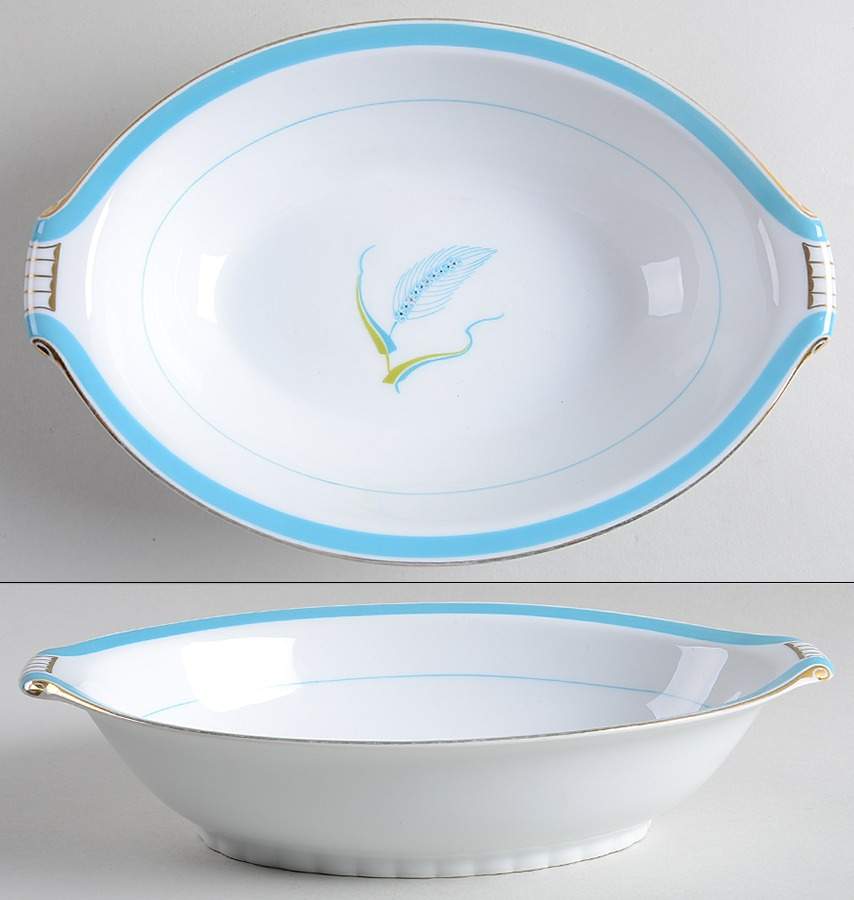 Sonata 11" Oval Vegetable Bowl by Narumi-1