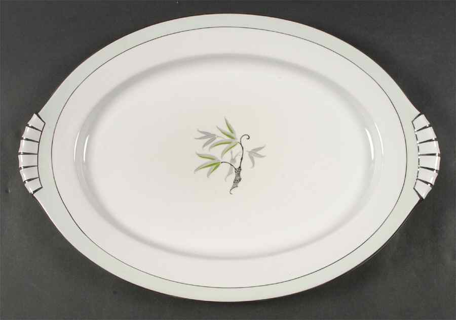 Southwind 17" Oval Serving Platter by Narumi-1