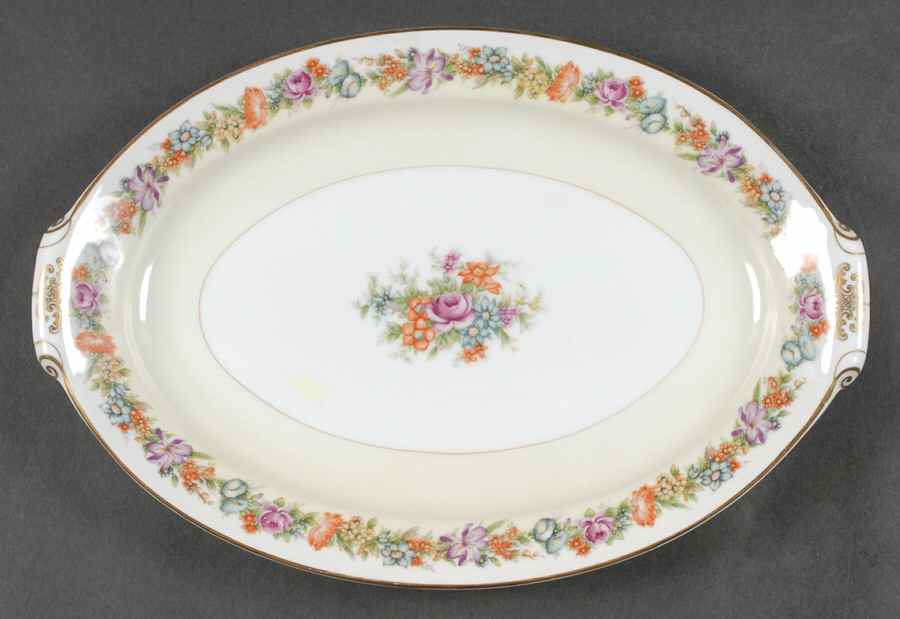 Stratford 12" Oval Serving Platter by Narumi-1
