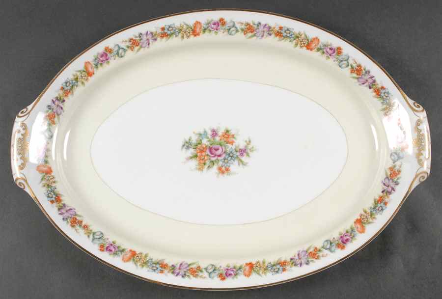 Stratford 17" Oval Serving Platter by Narumi-1