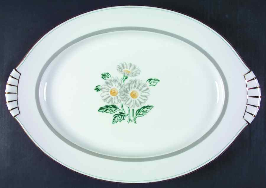 Whitedaisy 17" Oval Serving Platter by Narumi-1
