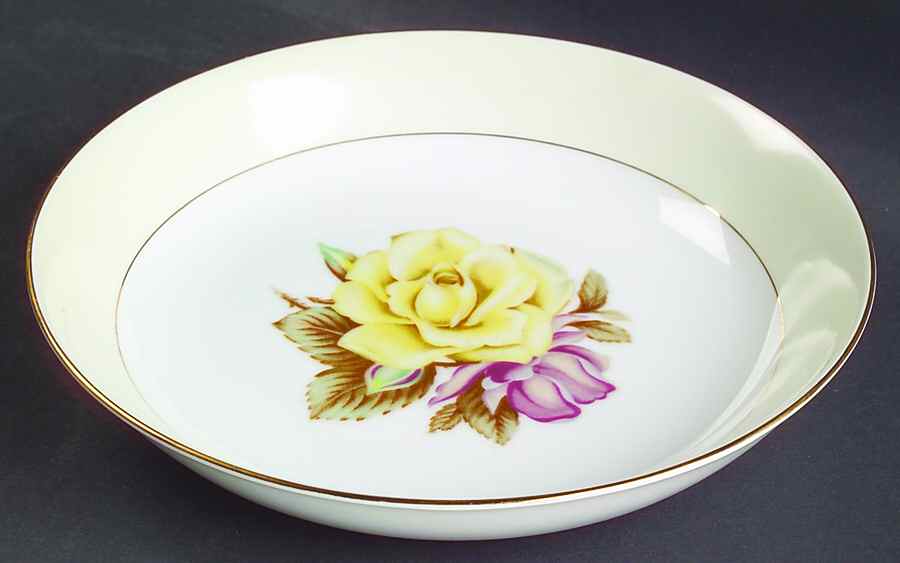 Yellow Rose Coupe Soup Bowl by Narumi-1
