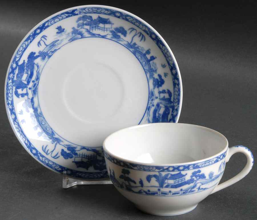 11006 Flat Cup & Saucer Set by Noritake-1