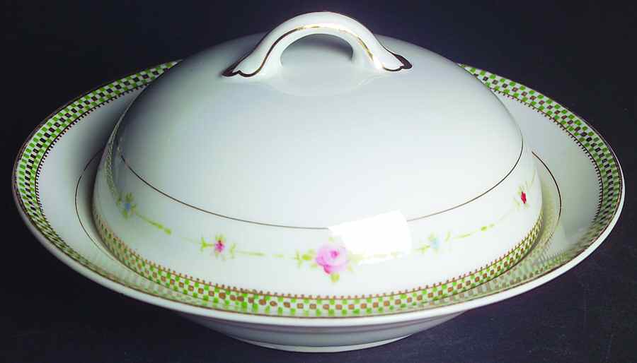 11634 Round Covered Butter by Noritake-1
