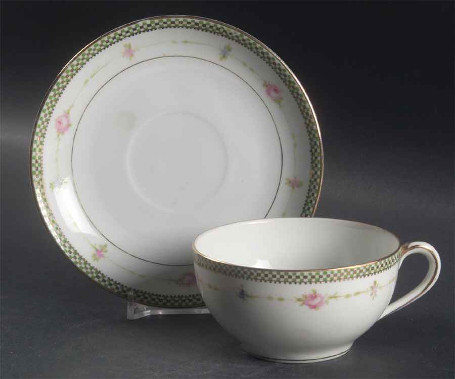 11634 Flat Cup & Saucer Set by Noritake-1