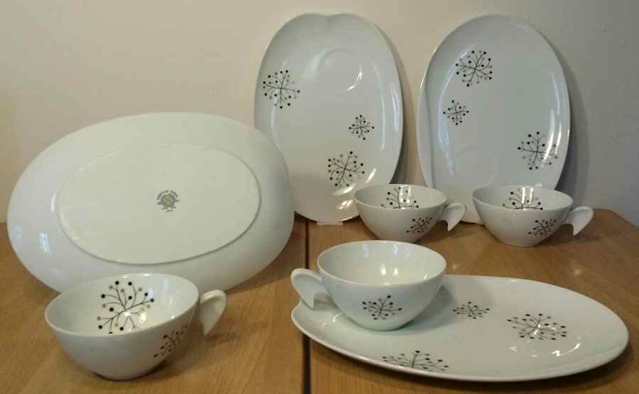 1356 Snack Plate & Cup Set by Noritake-1