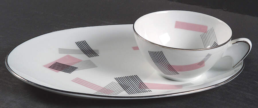 1357 Snack Plate & Cup Set by Noritake-1