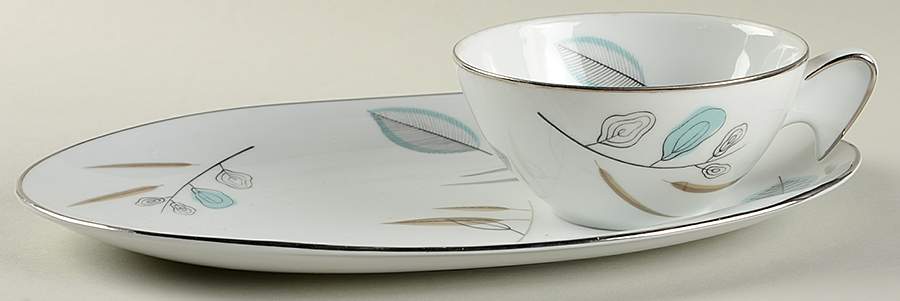 1358 Snack Plate & Cup Set by Noritake-1