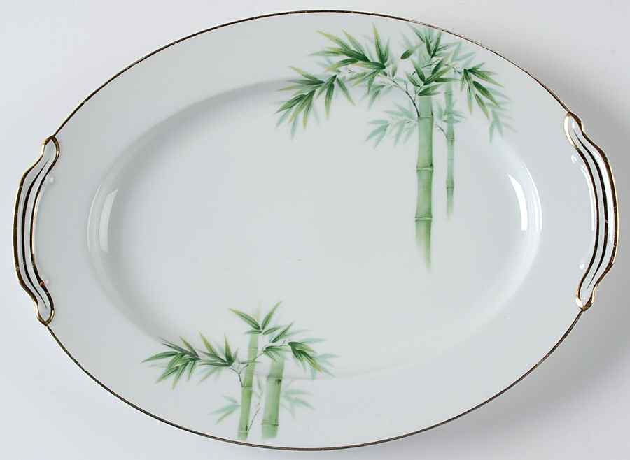 1538G 11" Oval Serving Platter by Noritake-1