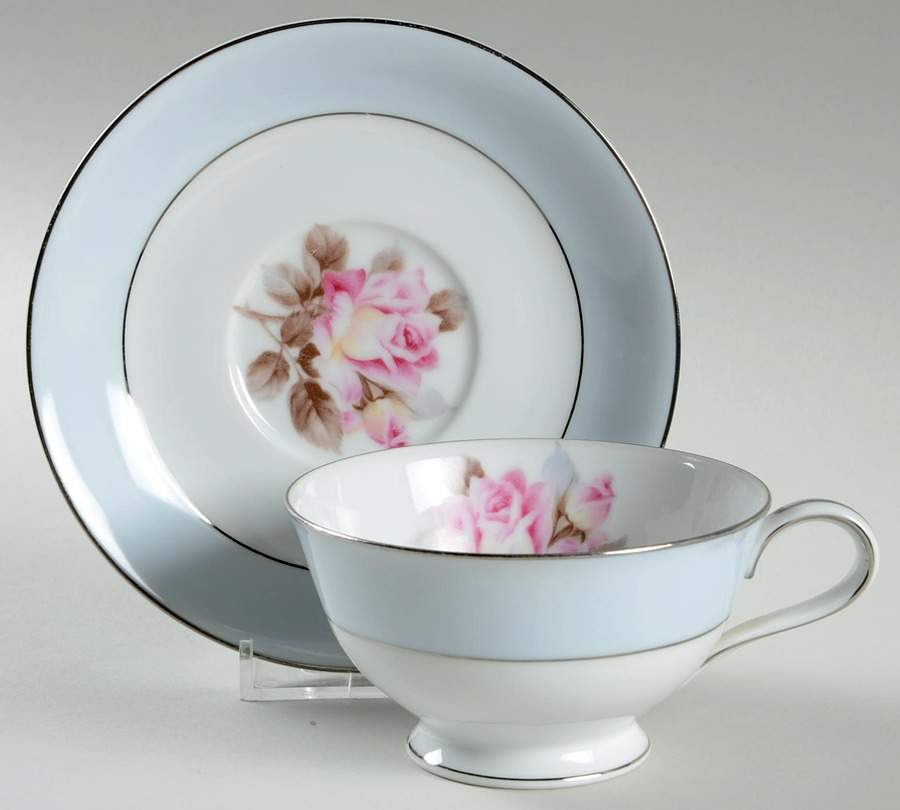 1584H Footed Cup & Saucer Set by Noritake-1