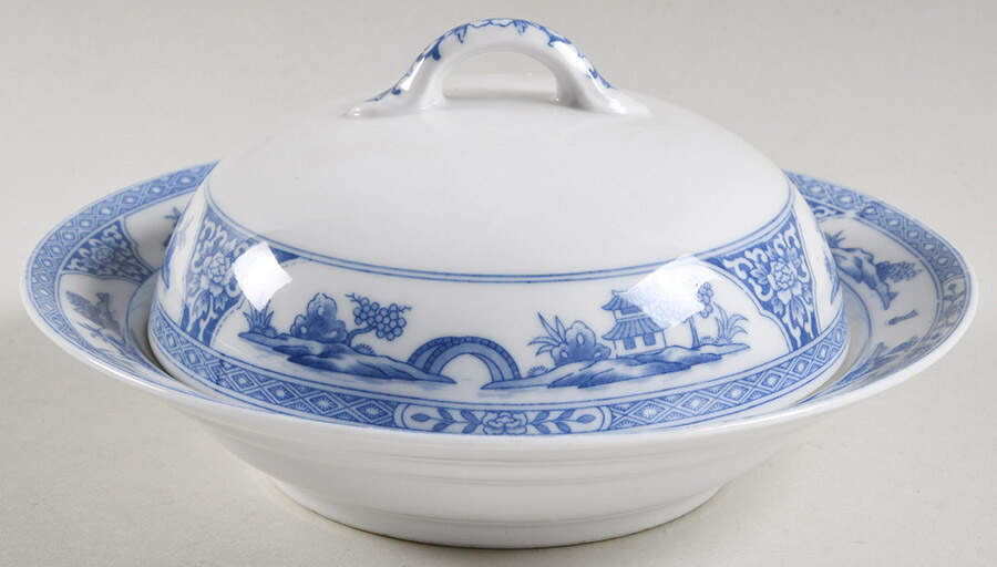 16033 Round Covered Butter by Noritake-1