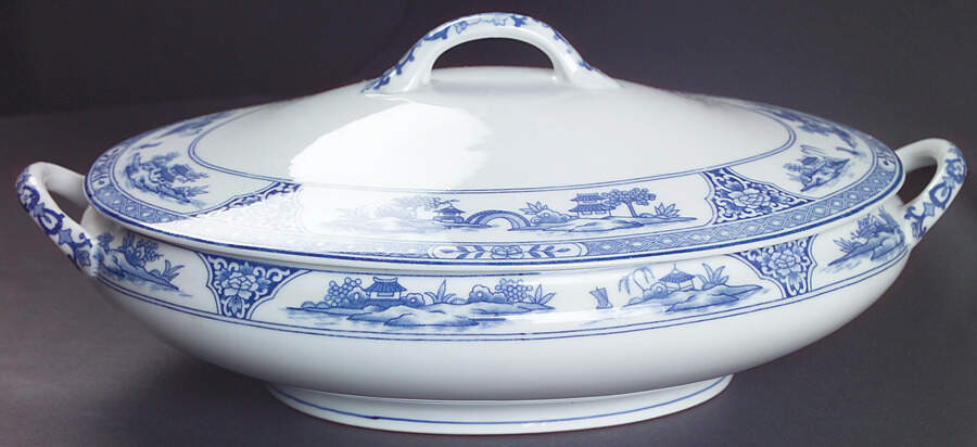 16033 Oval Covered Vegetable by Noritake-1