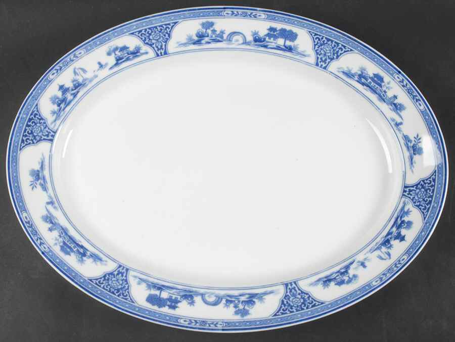 16033 16" Oval Serving Platter by Noritake-1