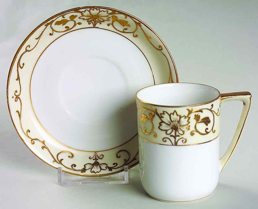 17462 Flat Demitasse Cup & Saucer Set by Noritake-1