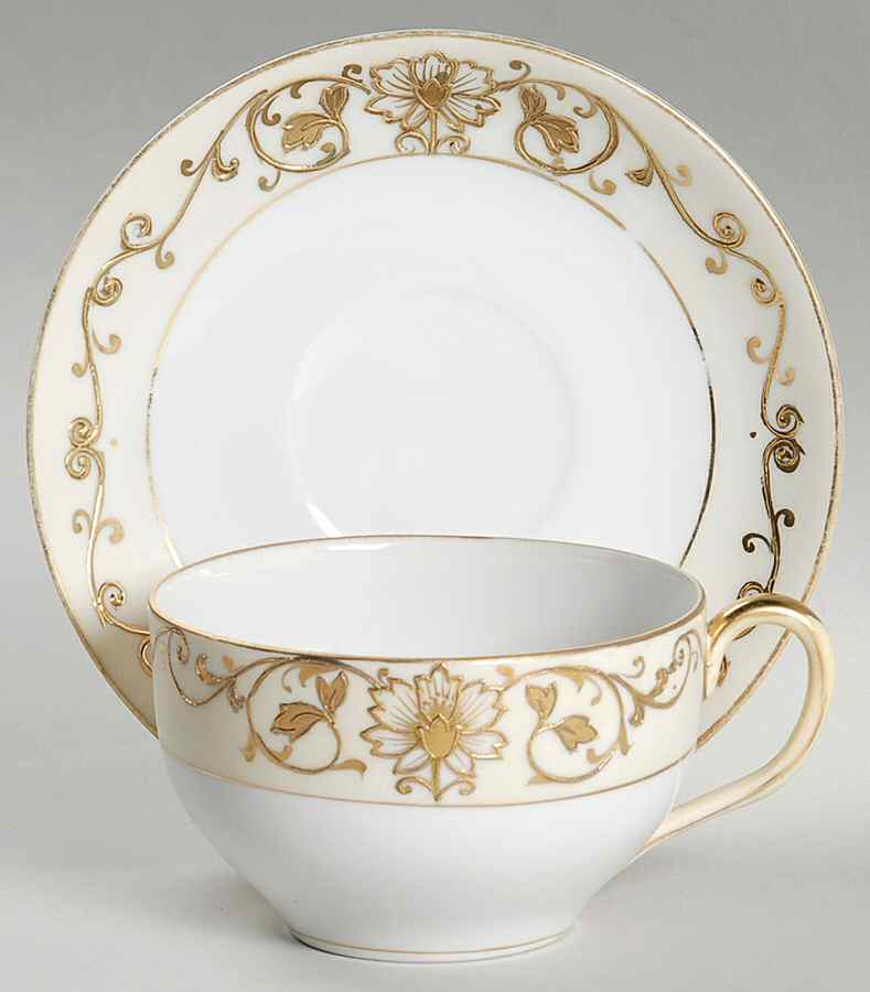 17462 Flat Cup & Saucer Set by Noritake-1