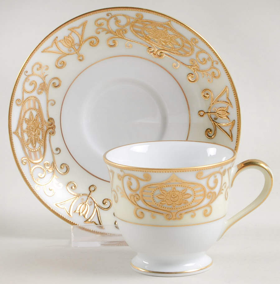 175 Flat Demitasse Cup & Saucer Set by Noritake-1