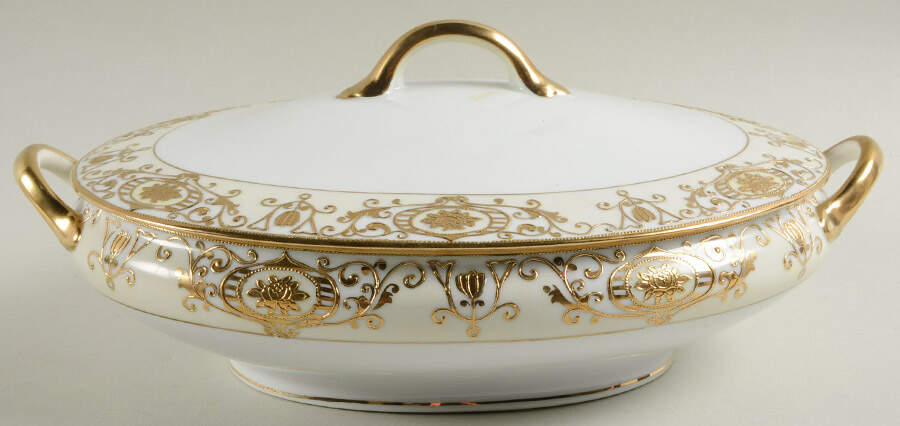 175 Oval Covered Vegetable by Noritake-1