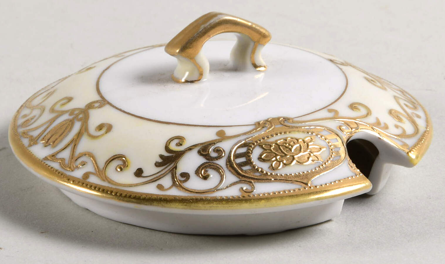 175 Lid for Jam/Jelly w/Attached Underplate by Noritake-1