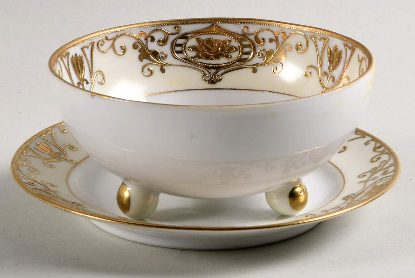 175 Whipped Cream Bowl and Underplate by Noritake-1