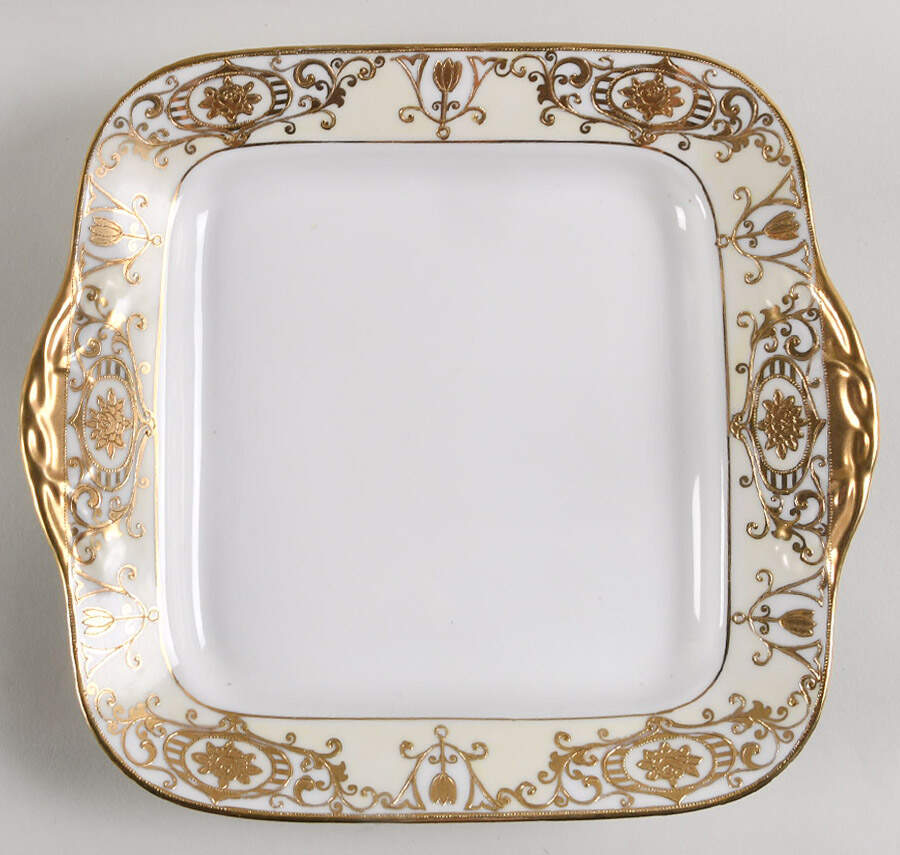 175 Square Handled Cake Plate by Noritake-1
