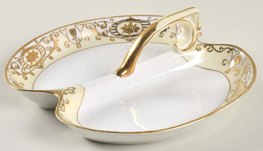 175 2-Part Center Handled Relish by Noritake-1