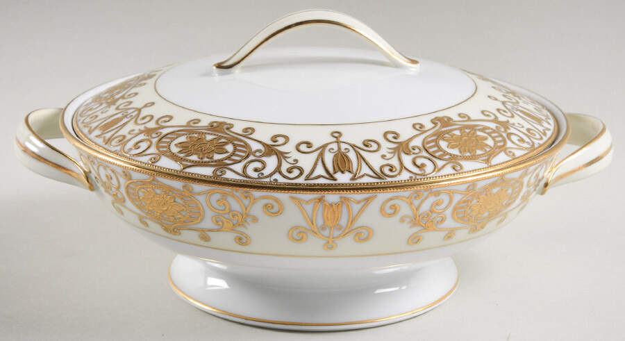 175 Round Covered Vegetable by Noritake-1