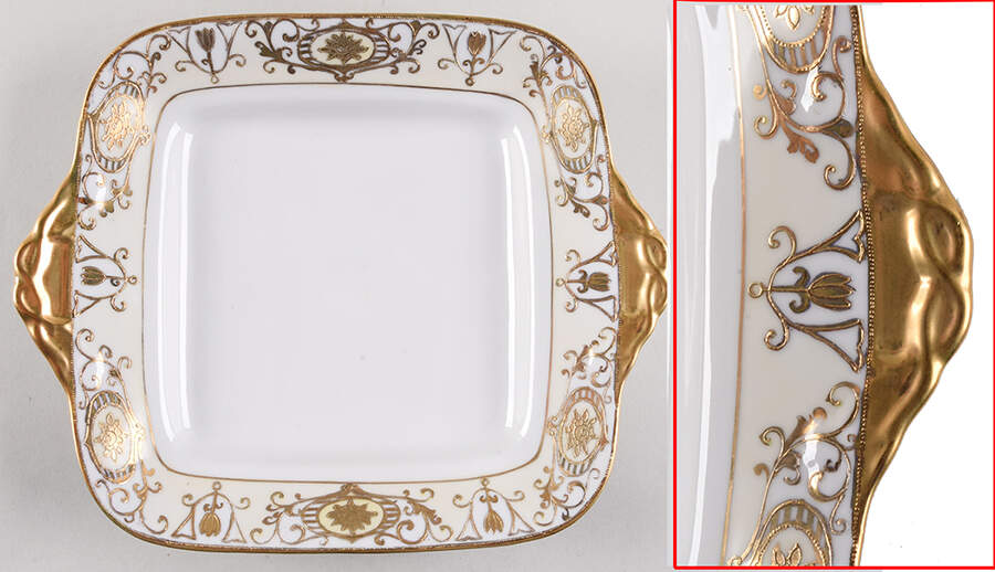 175 Square Handled Cake Plate by Noritake-1