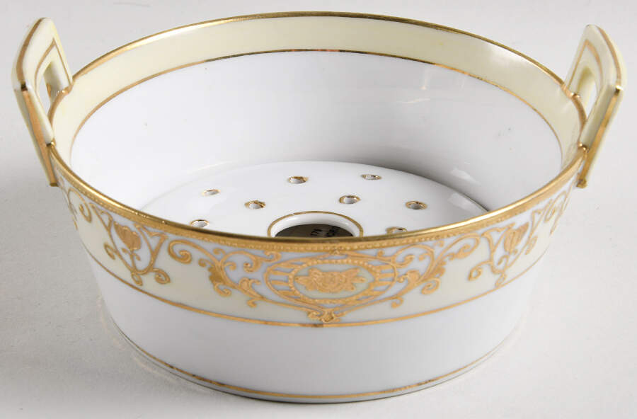 175 Open Round Butter Tub w/Strainer by Noritake-1
