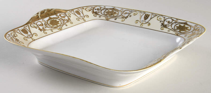 175 Square Handled Cake Plate by Noritake-1