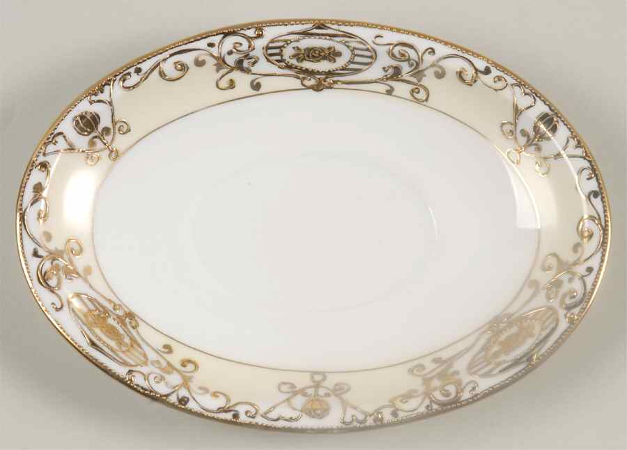 175 Individual Gravy Boat Underplate by Noritake-1