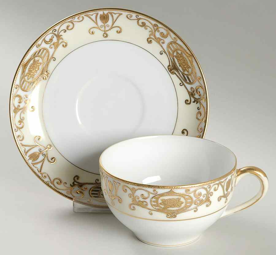 175 Oversized Cup & Saucer Set by Noritake-1