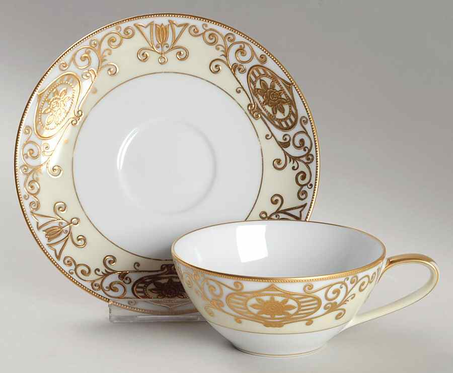 175 Flat Cup & Saucer Set by Noritake-1