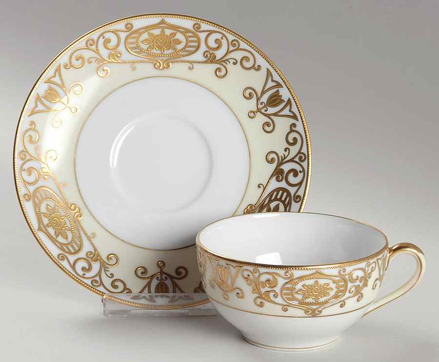 175 Flat Cup & Saucer Set by Noritake-1