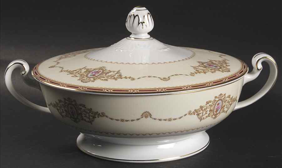 1802 Round Covered Vegetable by Noritake-1