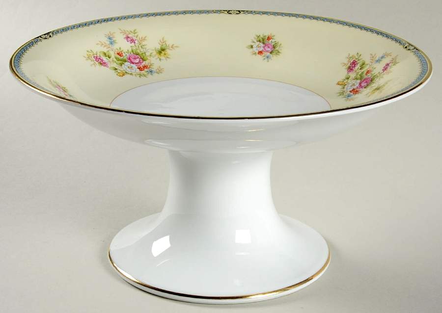 1850 Round Compote (Height X Width) by Noritake-1