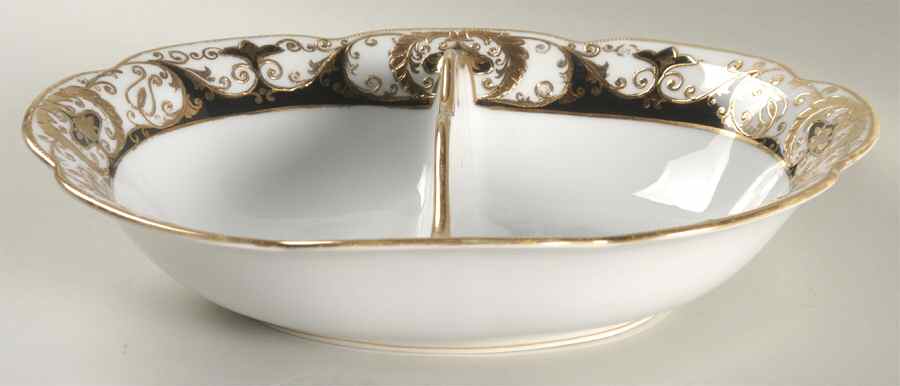 20056 10" Oval Divided Vegetable Bowl by Noritake-1