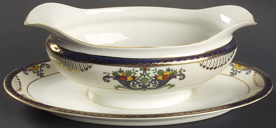 26979 Gravy Boat with Attached Underplate by Noritake-1
