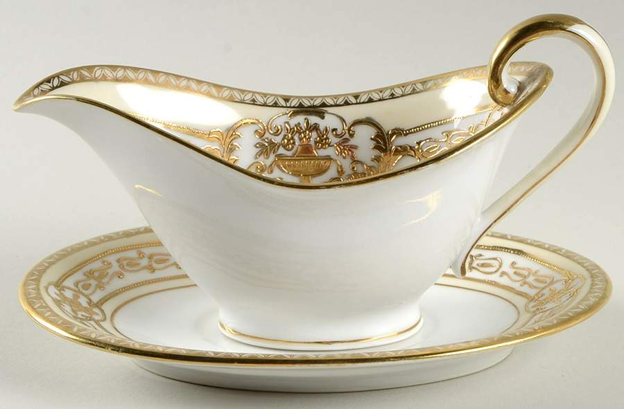 37532-77630 Individual Gravy Boat & Plate by Noritake-1