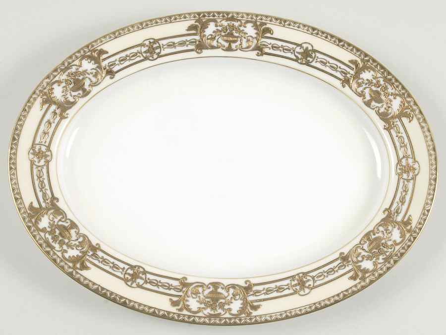 37532-77630 13" Oval Serving Platter by Noritake-1