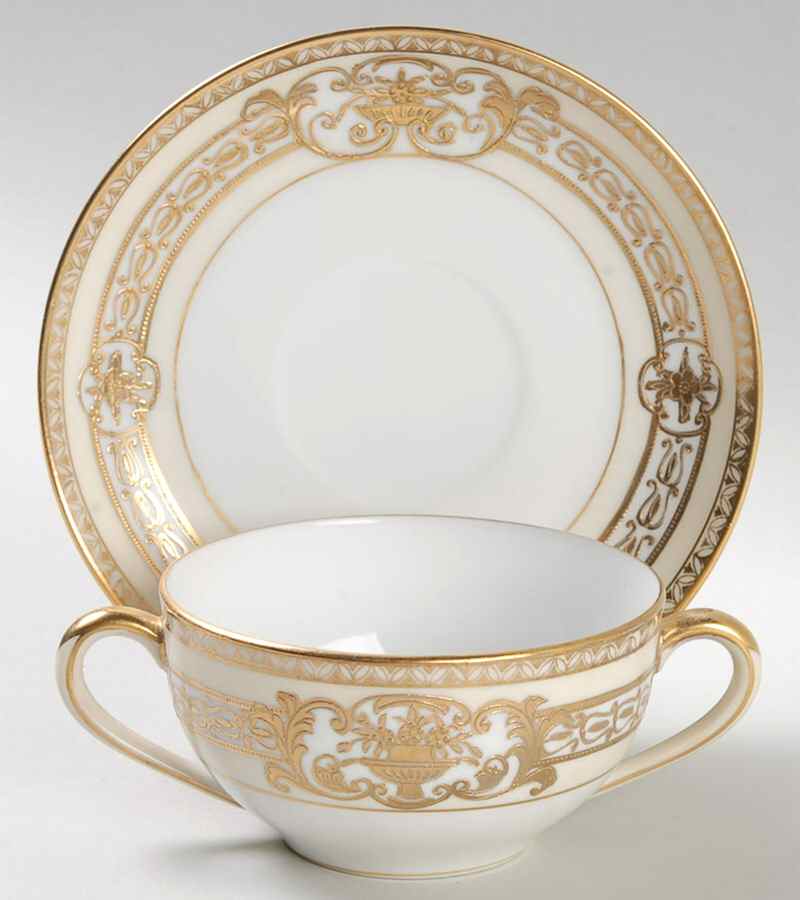 37532-77630 Flat Bouillon Cup & Saucer by Noritake-1
