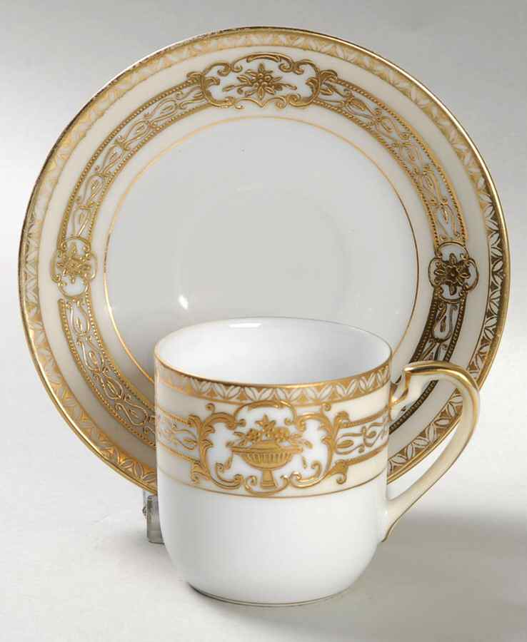 37532-77630 Flat Demitasse Cup & Saucer Set by Noritake-1