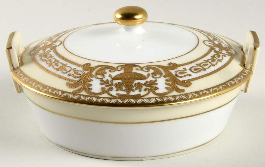 37532-77630 Butter Tub & Lid w/Strainer by Noritake-1