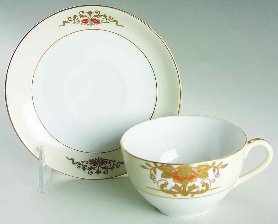42200 Flat Cup & Saucer Set by Noritake-1